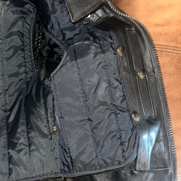 Hein Gericke Genuine Black Leather Motorcycle Jacket - Picture 3 of 5